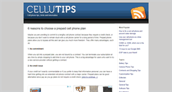 Desktop Screenshot of cellutips.com