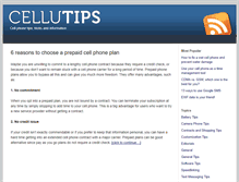 Tablet Screenshot of cellutips.com